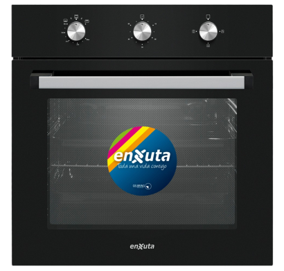 Horno a Gas Enxuta HEENXG5500NG de Empotrar Negro