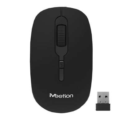Mouse Inalámbrico Meetion R547 Negro / Azul