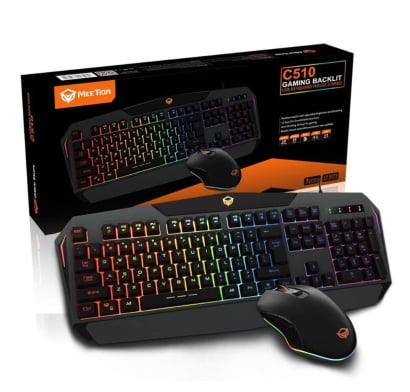 Teclado y Mouse Meetion Gaming Backlit