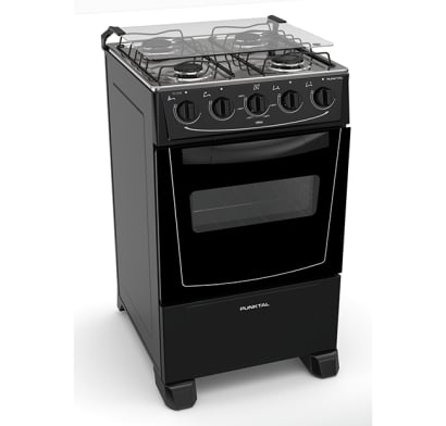 Cocina a Gas Punktal PK-268BK Viena 4 Hornallas