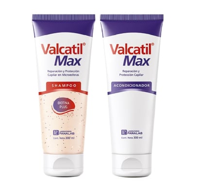 Combo Valcatil Max Shampoo y Acondicionador 300 ml
