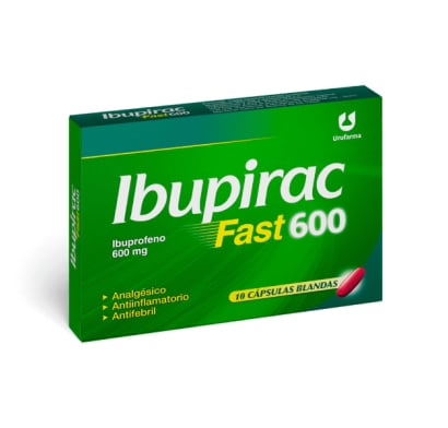 IBUPIRAC FAST 600 MG 10 CÁPSULAS