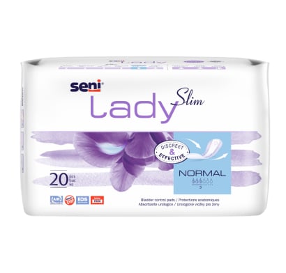 Apósitos Seni Lady Incontinencia Normal Slim 20 Unidades