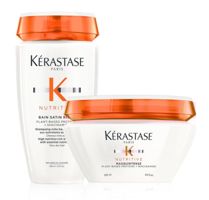Combo Nutritive Hidratación Completa de Kérastase Bain Satin