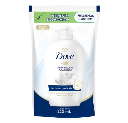 Jabón Líquido Dove para Manos Refill 220 ml