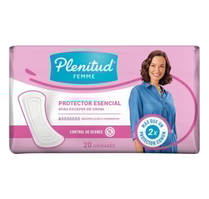 Protectores diarios Esencial Plenitud Femme 20 Unidades