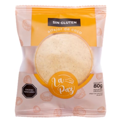 Alfajor La Paz sin Gluten Coco 80 g