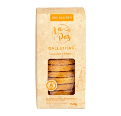 Galletas La Paz sin Gluten Naranja 180 g