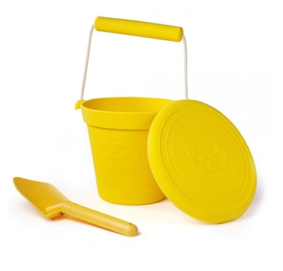 Set de Playa de Silicona Bigjigs Amarillo