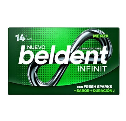 Chicle Beldent Infinit Menta 14 Unidades