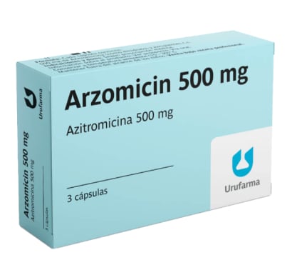 Arzomicin 500 mg 3 Cápsulas