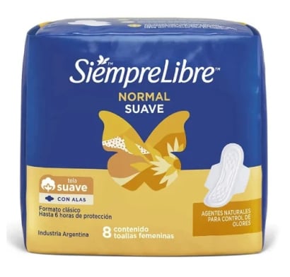Toallitas Femeninas Siempre Libre Normal