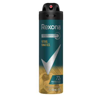 ANTITRANSPIRANTE REXONA MEN AEROSOL FANÁTICOS 90G