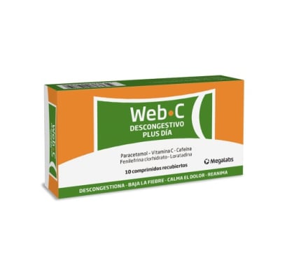 WEB PLUS DESCONGESTIVO 10 COMPRIMIDOS