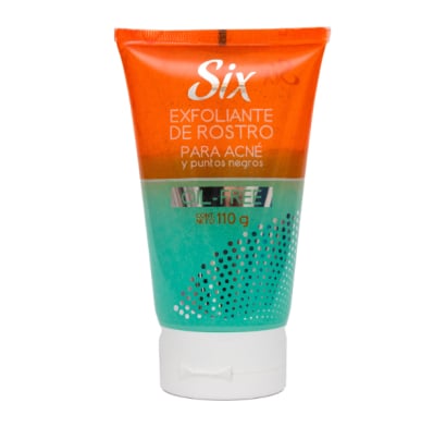 EXFOLIANTE SIX ROSTRO PUNTOS NEGROS 110 GRS.