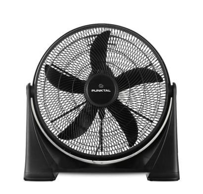 Ventilador Turbo Punktal Circulador Negro