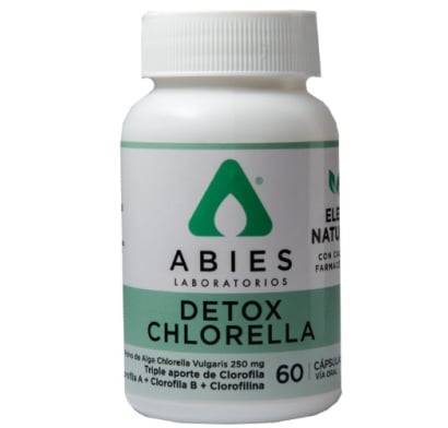 Detox Chlorellas Abies 250 mg 60 Cápsulas
