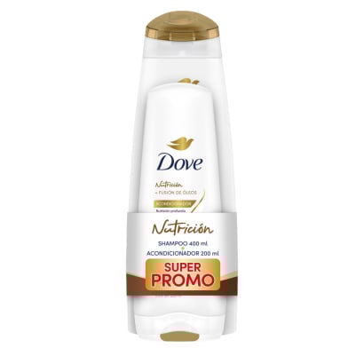 Pack Dove Óleo Nutrición Shampoo 400 ml + Acondicionador 200 ml