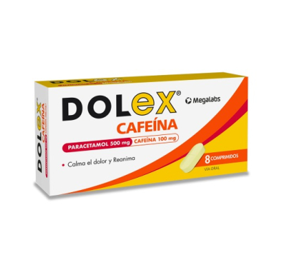 DOLEX CAFEINA 8 COMPRIMIDOS