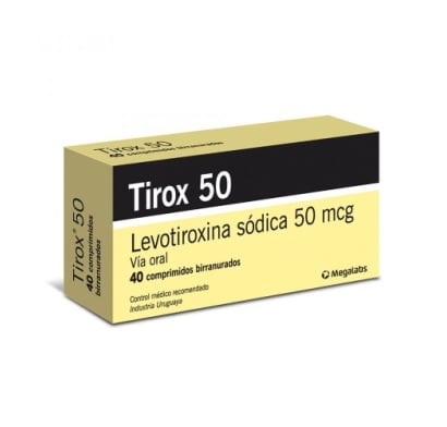 TIROX 50 MCG 40 COMPRIMIDOS