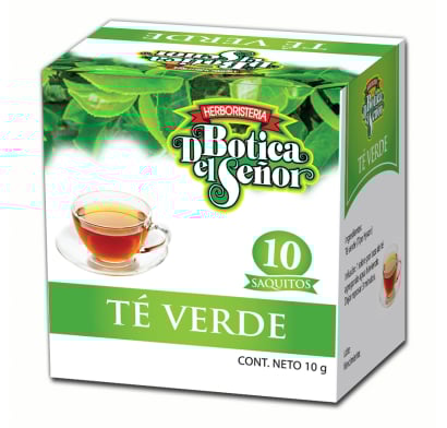 Té Verde Botica del Señor 10 Saquitos