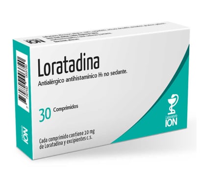 Loratadina 10 mg ION 30 Comprimidos