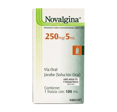 Novalgina 250 mg/5 ml Jarabe 100 ml