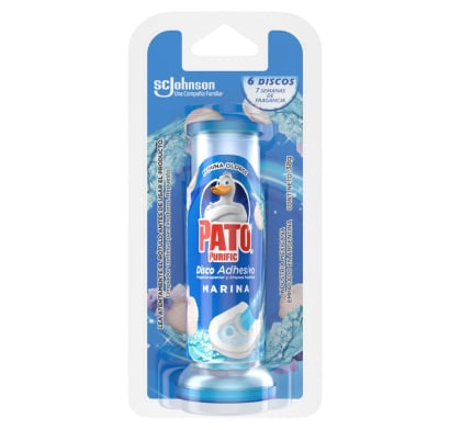 Repuesto Discos Adhesivos Pato Purific para Inodoro Marina 38 g