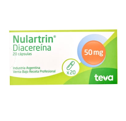 NULARTRIN 50 MG 20 CÁPSULAS
