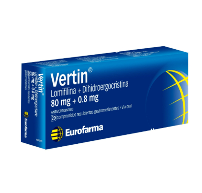 Vertin 20 Comprimidos