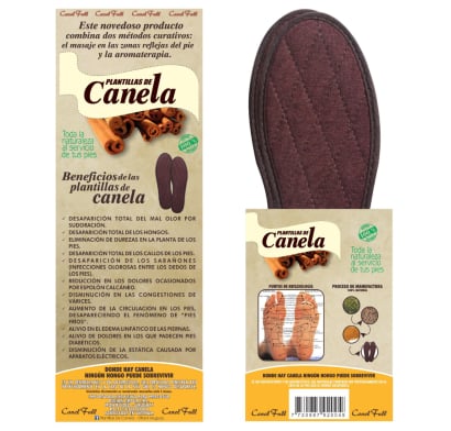 Plantillas de Canela para Calzado Talle 43/44