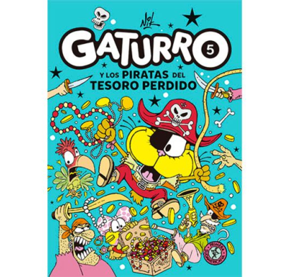Libro Gaturro 5 - Gaturro y los piratas del tesoro perdido