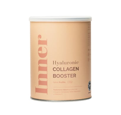 Colágeno en Polvo Inner Hyaluronic Collagen Booster Sabor Frutilla 300 g