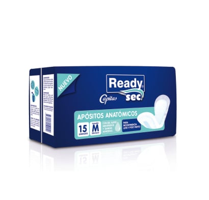 APOSITO READYSEC CAPITAS TALLE MEDIO X15 UNIDADES.