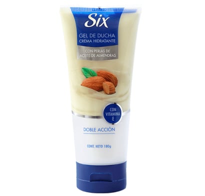 GEL DE DUCHA SIX CREMA HIDRATANTE 180G