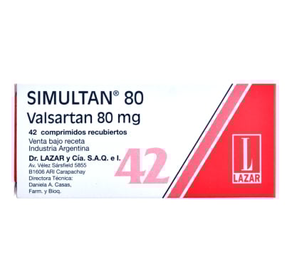 Simultan 80 mg 42 Comprimidos Recubiertos