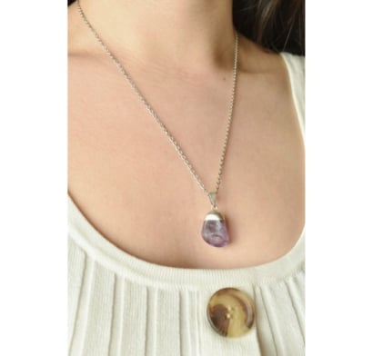 Collar D'alma Simple con Amatista