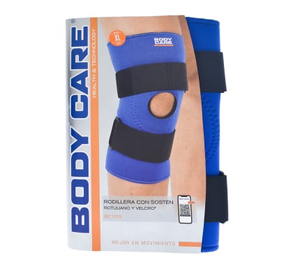 Rodillera Body Care con Sostén Rotuliano y Velcro Talle XL
