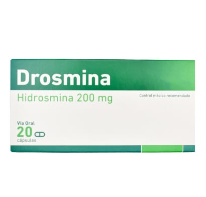 DROSMINA 200 MG 20 CÁPSULAS