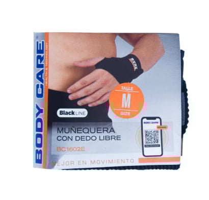 MUÑEQUERA C/DEDO LIBRE BLACK LINE TALLE M