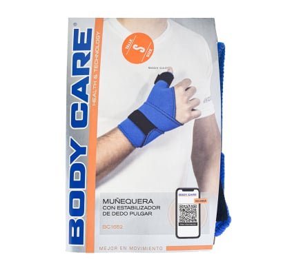 MUÑEQUERA CON ESTAB.DEDO PULGAR IZQUIERDOÂ TALLE S