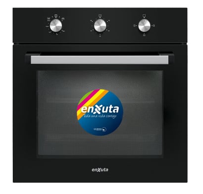 Horno a Gas de Empotrar Enxuta HEENXG5500NG Negro