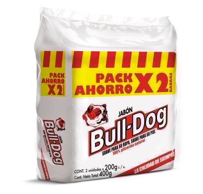 Jabón en Barra Bull Dog 2 Unidades