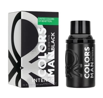 Perfume Benetton Black Intenso Men EDP 60 ml