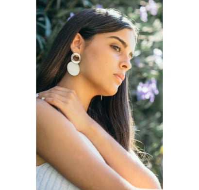 Caravanas Oh Jacinta! Joaquina Plateado