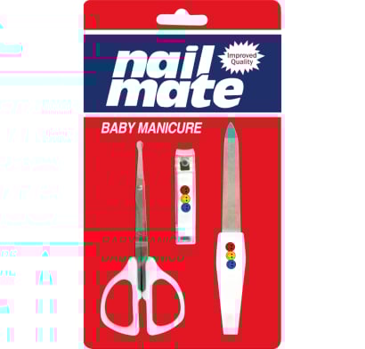 NAIL MATE SET BEBE X 3 PIEZAS BLISTER