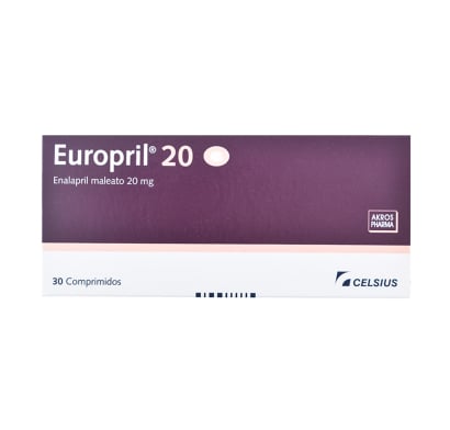 Europril 20 mg 30 Comprimidos
