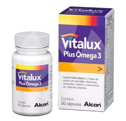 Vitalux Plus Omega 3 Oftálmico 30 Cápsulas