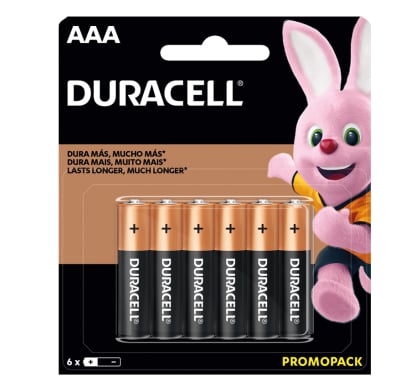 PILAS DURACELL AAA X6