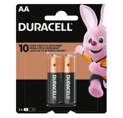 Pilas Duracell AA 2 Unidades